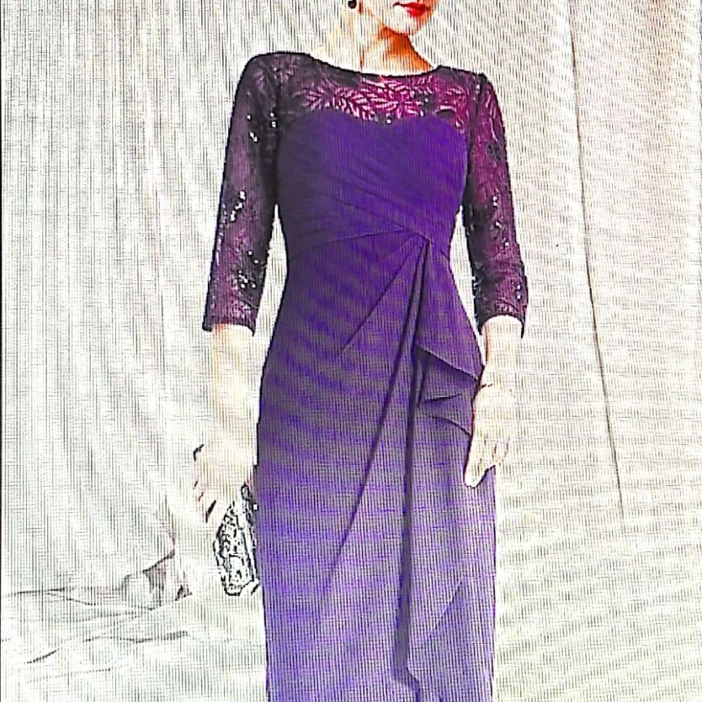 Formal Dress size 16, Grape/purple